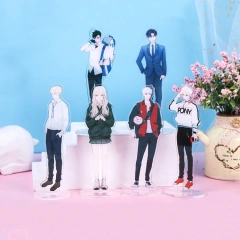 Custom Printed Acrylic Standee Anime Kpop Cartoon Acrylic Standee Keychain Plastic Transparent Clear Standee Acrylic Led light