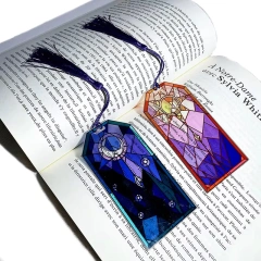 Promotional Bookmarks Book Glitter Sublimation Plastic Clear Acrylic Book Mark Blank Cute Anime Acrylic Bookmarks Custom Logo