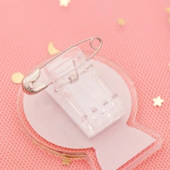 Custom Acrylic Pin Manufacturer Cartoon Anime Acrylic Hair Pin  Epoxy Lapel Pin Bage Koala Custom Shape Acrylic Keychain