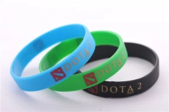 Promotion Wide Printing No Excuses Qr Code Gospel Silicone Bracelet Glow Silicone Bracelet Glitter Silicone Wristband