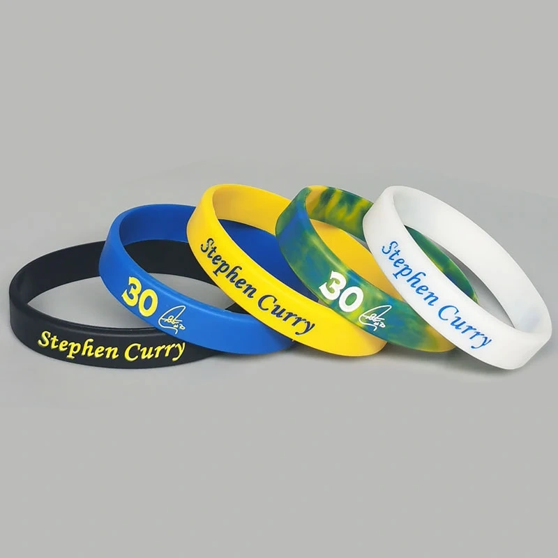 Custom Silicone Bracelet With Charm Pins Rubber Silicone Keychain Bracelet Silicone Wristbands Custom Logo