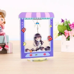Custom Acrylic Standee Anime Kpop Cartoon Clear Acrylic Standee Maker Rainbow Spring Card Holder Acrylic Standee Big
