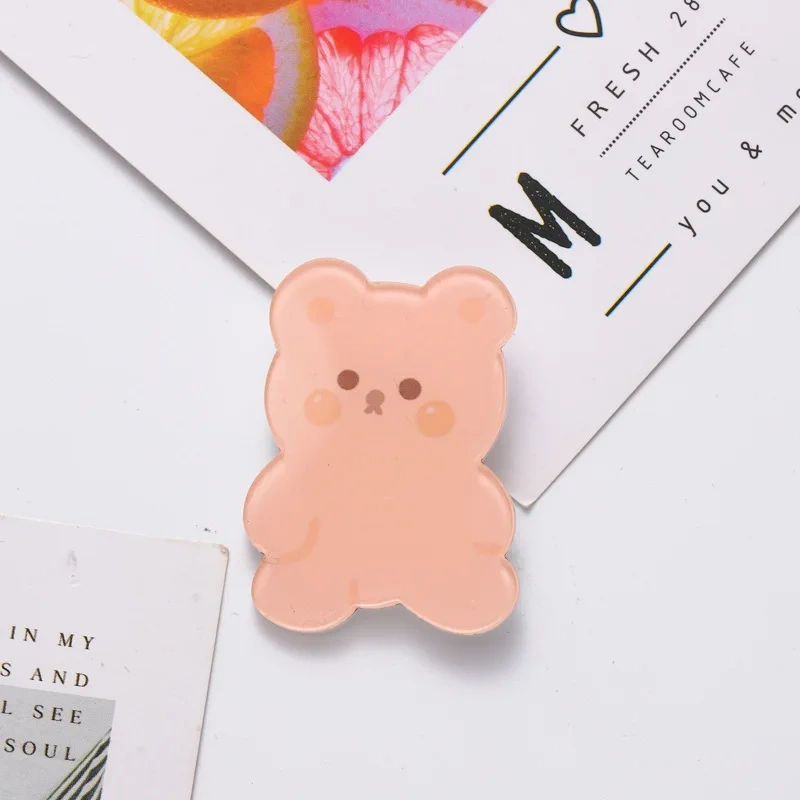 Custom Acrylic Pin Manufacturer Clear Cute Cartoon Anime Acrylic Pin Custom Shape Glitter Acrylic Hair Pin Bage Koalac Clothes