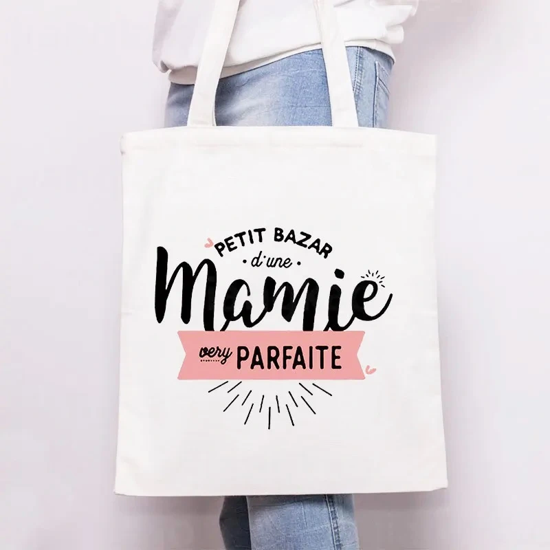 Canvas Tote Bag With Custom Printed Logo Wholesale Large Shopping Cotton Totes Bags With Zipper Pocket Cheap Women's Bags