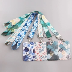 Sublimation Lanyards Keychain Design Printed Anime Teacher Polyester Lanyards With Custom Logo Mobile Phone Case Lanyard Strap