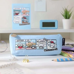 Custom Large Capacity Canvas Pen Pencil Case Bag Makeup Bag Marker Cute Kawaii Storage Pouch Stationery Bag for School Office