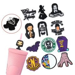 Wholesale Custom Straw Topper For Tumbers Anime Silicone Straw Toppers Halloween Straw Toppers Charms