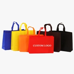 Laminated Non Woven Bag Recycle Reusable Grocery Gift T Shirt Non Woven Shopping Bag Custom Non-woven Tote Bag With Logo