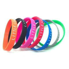 Customized Logo Brand Personalized Silicone Bracelets For Promotion Gifts Sports Wristband Custom Silicone Bracelet
