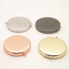 Personalized Wholesale Customised MakeUp Vanity Engraved Blank  Logo Sliver Rose Gold Mirror