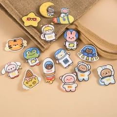 Custom Anime Cartoon Acrylic pins Keychain Personalized Cute Clear Pin Customized Acrylic Pins Fridge Magnet