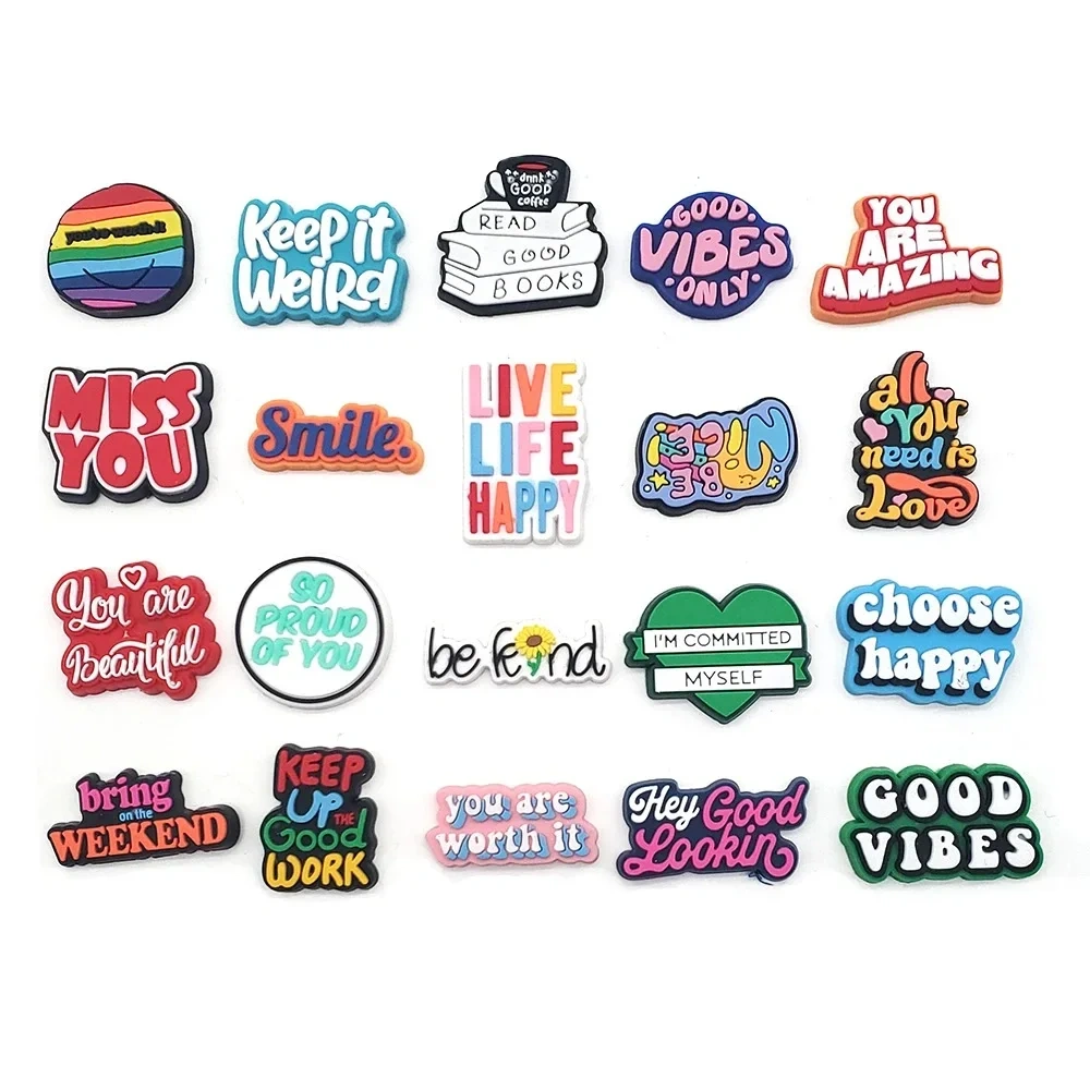Custom PVC Mini Cute Animals Letter Shoe Accessories Wholesale Shoes Charms Designer Shoe Charm New Arrival