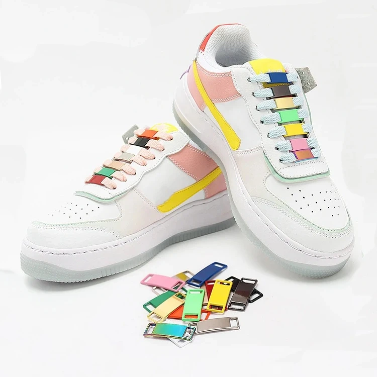 DIY Blank Metal Shoe Charm Accessories Decorations Sneakers AF1 Metal Shoe Buckle Custom With Logo