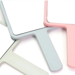 Square Makeup Mirror Handheld Vanity Mirror Hand SPA Salon Makeup Vanity Cosmetic Compact Mirror for Women