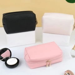 Wholesale Pouch Waterproof Zipper Cosmetic Bags Cases Custom Logo Travel Make up Bag for Women Custom Makeup Bag Professional