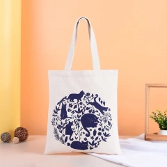 Reusable Canvas Tote Bags With Pocket and Zipper Cotton Bag for College Cotton Shopping Bag Manufacturers