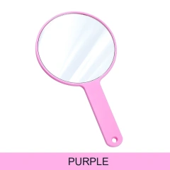 Mini Cosmetic Handheld Mirror Vintage Custom Small Round Hand Held Make Up Mirror With Handle