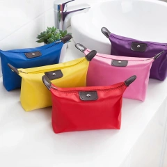 Wholesale Fashion Makeup Bag Small Waterproof Travel Beauty Case Pouch Toiletry Bag Custom Logo Zipper Cosmetic Bags For Makeup