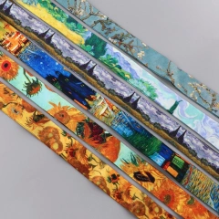 Personalised Custom Design Lanyards Woven Embroidered Polyester Mini Kawaii Lanyard Phone Case With Lanyard For Sublimation