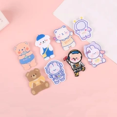 Custom Acrylic Hair Pin Button Acrylic Badge Pin With Magnetics Personalized Acrylic Pin Custom Printed Logo Cartoon Anime Name