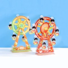 Custom Printed Acrylic Standee Anime Kpop Cartoon Acrylic Standee Keychain Plastic Transparent Clear Standee Acrylic Led light