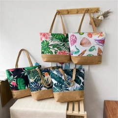 Wholesale Custom Beach Bag For Women Fashion Rubber Tote Shoulder Bag 2024 Summer Beach Bag With Custom Logo