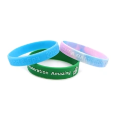 Custom Silicone Bracelet With Charm Pins Rubber Silicone Keychain Bracelet Silicone Wristbands Custom Logo