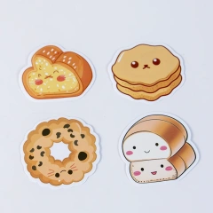 Custom Design Die Cut Waterproof Cartoon Logo Sticker Label Transparent Vinyl Adhesive Print Hologram Advertising Stickers Sheet