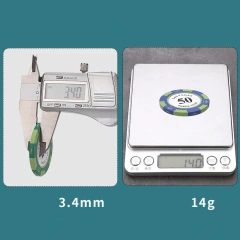 Wholesale Professional Poker Chips 14g Magnetic Metal Poker Chip Sets Custom Ceramic Poker Chips With Custom Logo