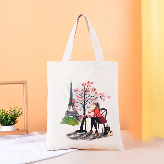 Wholesale Cheap Blank Organic Cotton Canvas Tote Bags Eco Friendly Custom Tote Bag With Logo
