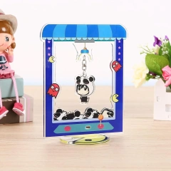 Custom Acrylic Standee Anime Kpop Cartoon Clear Acrylic Standee Maker Rainbow Spring Card Holder Acrylic Standee Big