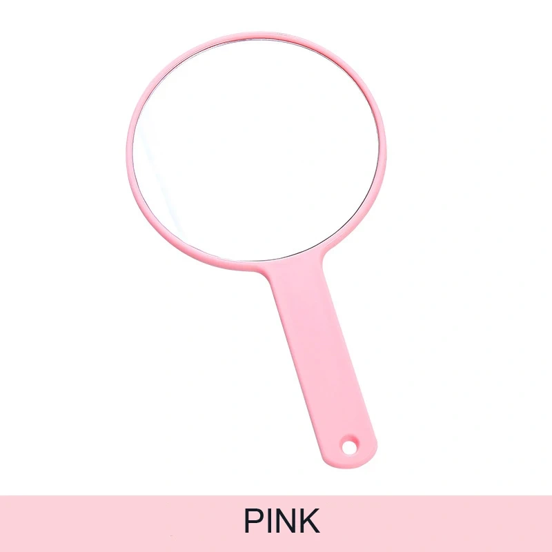 Mini Cosmetic Handheld Mirror Vintage Custom Small Round Hand Held Make Up Mirror With Handle