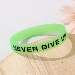 Silicon Wrist Bands Custom Logo Basketball Sports UV rfid Glow Blank Rubber Silicone Wristband Printing Custom Silicone Bracelet