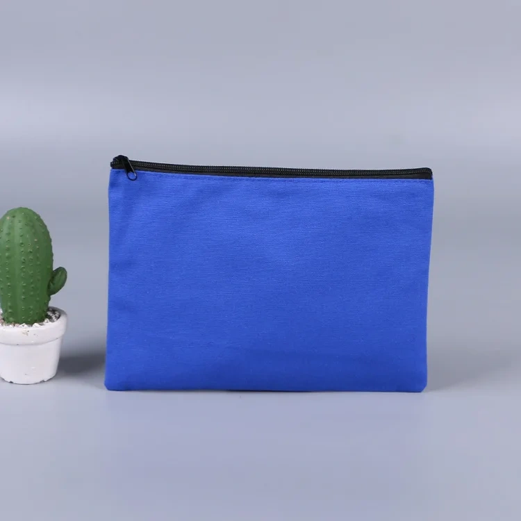 Custom Large Capacity Canvas Pen Pencil Case Bag Storage Pouch Stationery Bag for School Office Cute Kawaii Makeup Bag Marker