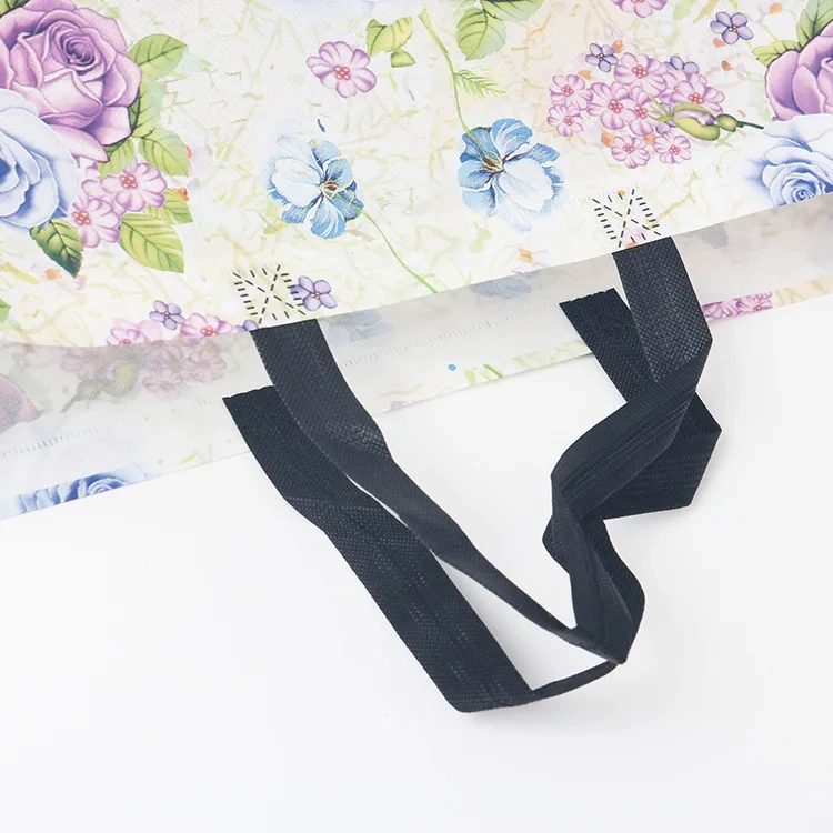 New Arrival Custom Logo Foldable Recycle Non Woven Bag Tote Grocery Promotion Eco Friendly Shopping Bag