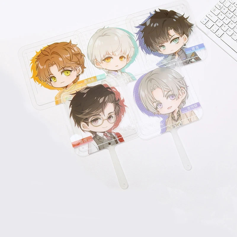 Customize Advertising Cheap PP Plastic Hand Fan Personalised Hand Fans OEM Logo Printing PP Mini Fan Hand Kpop Anime Wholesale