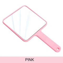 Gold Mini Small Hand Square Pocket Mirror Tiles Custom Handheld Makeup Mirror With Logo