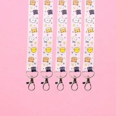 Custom Logo Dye Sublimation Promotional Custom Printed Neck Polyester Lanyard With Logo Free Sample