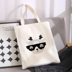 Custom Portable Blank Double Shoulder Cotton Canvas Tote Bag Bulk Manufacturer Color Printing Logo Cheap Women's Bags