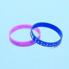 Wholesale New Debossed Wrist Bands Personalized Scented Silicone Bracelet Promotion Gift Custom Thin Rubber Silicone Wristband