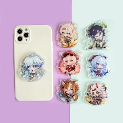 Custom Anime Acrylic Phone Grip Cute Mobile Phone Grips Holder Sticky Sublimation Magsafe PoP Sockets Phone Grip Acrylic Standee