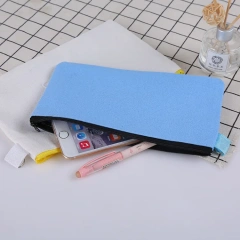 Custom Logo Cute Pencil Case&Bags Canvas School Pencil Case For Girls Boy Kawaii Pencil Case For Kid