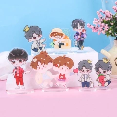 Custom Shaking Standees Acrylic Kpop Anime Cartoon Acrylic Standee Keychain Custom Clear Acrylic Standee