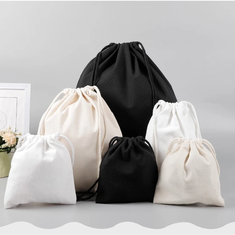 Wholesale Gft Velvet Cotton Satin Drawstring Bag String Canvas Drawstring Makeup Bag Custom Drawstring Bag With Logo