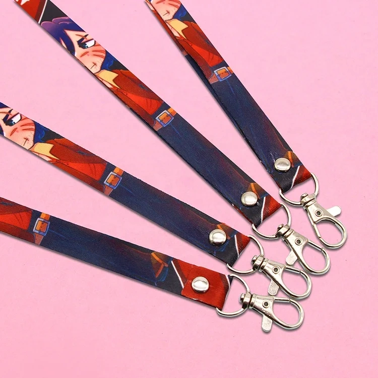Custom Logo Dye Sublimation Promotional Custom Printed Neck Polyester Lanyard With Logo Free Sample