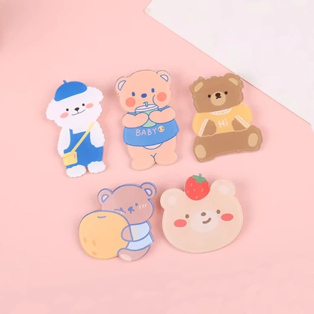 Custom Acrylic Hair Pin Button Acrylic Badge Pin With Magnetics Personalized Acrylic Pin Custom Printed Logo Cartoon Anime Name