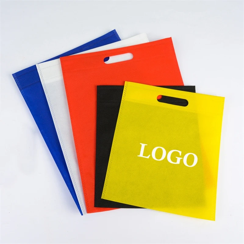 Custom Non-woven Tote Bag With Logo Laminated Non Woven Bag Recycle Reusable Grocery Gift T Shirt Non Woven Shopping Bag