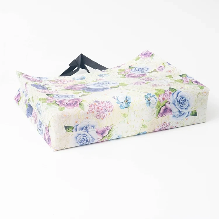New Arrival Custom Logo Foldable Recycle Non Woven Bag Tote Grocery Promotion Eco Friendly Shopping Bag