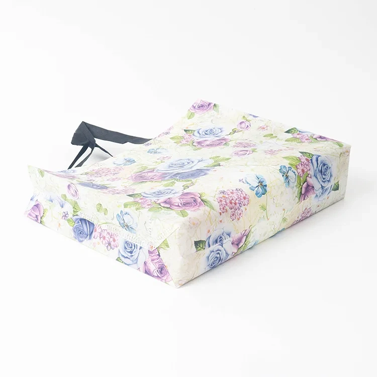 New Arrival Custom Logo Foldable Recycle Non Woven Bag Tote Grocery Promotion Eco Friendly Shopping Bag