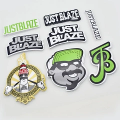 Adhesive UV Waterproof Holographic Sticker Sheets Anime Clean PVC Label Custom Logo Gold and Silver Die Cut Vinyl Stickers